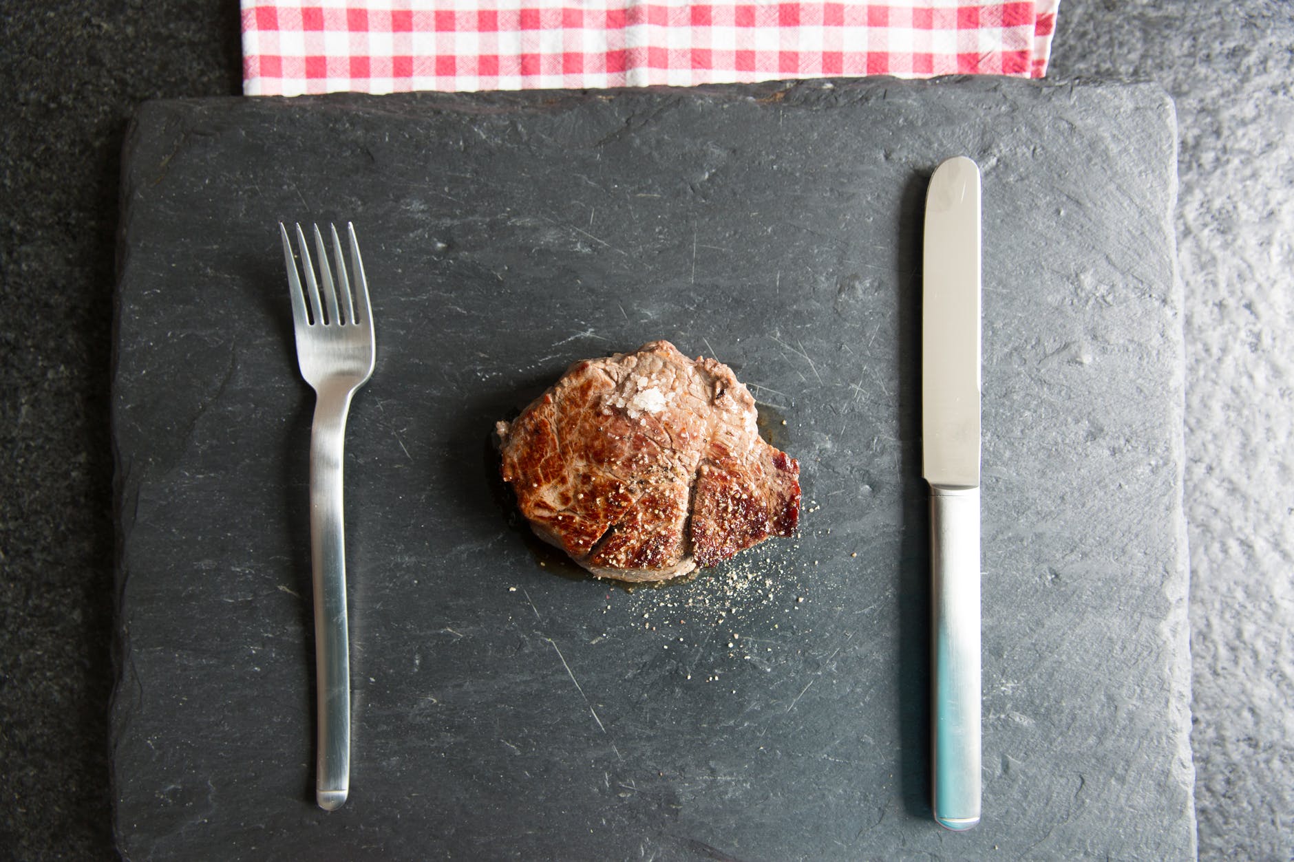 lunch meal steak meat